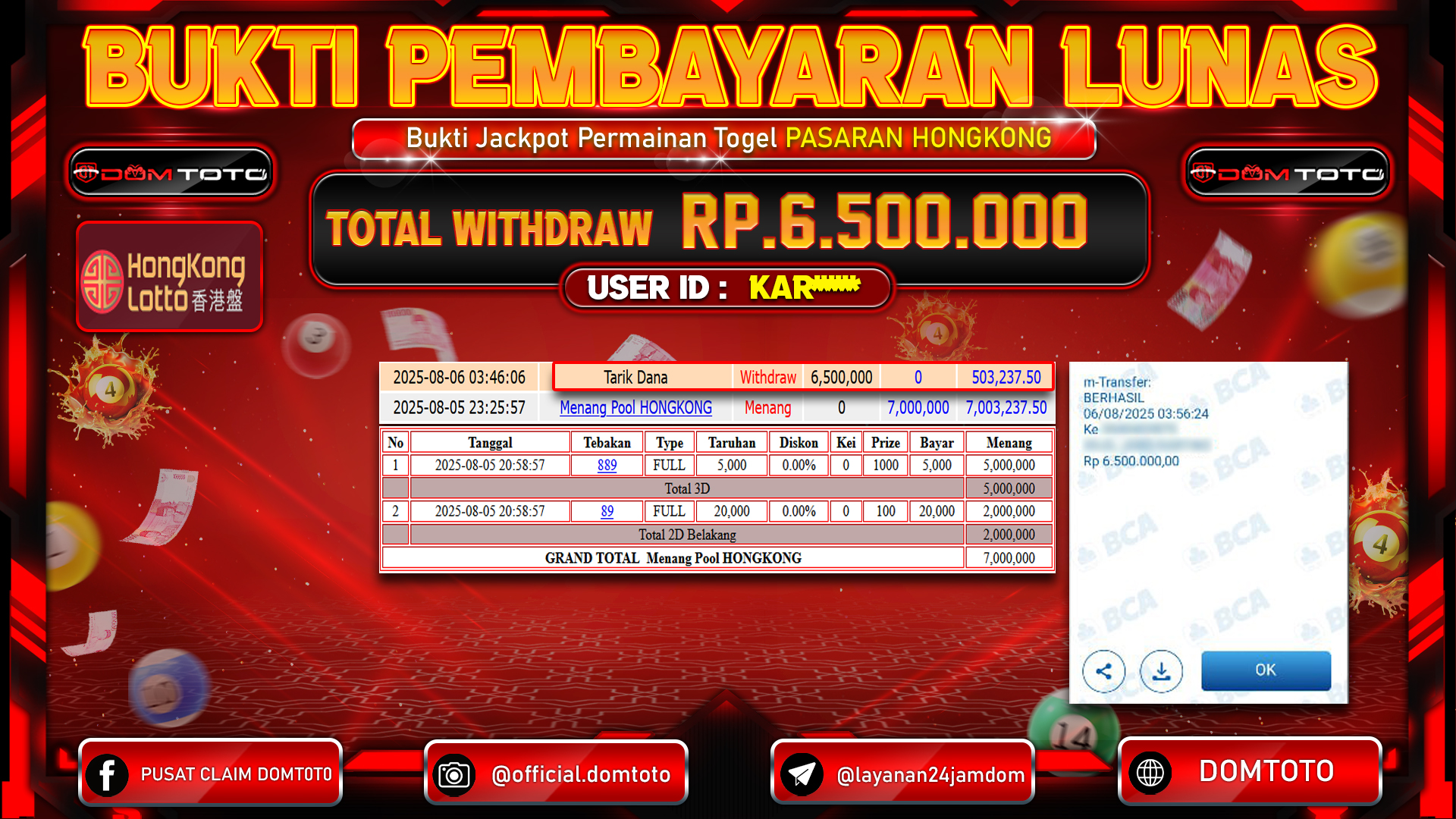 JACKPOT TOGEL PASARAN HONGKONG  05 AGUSTUS  2025